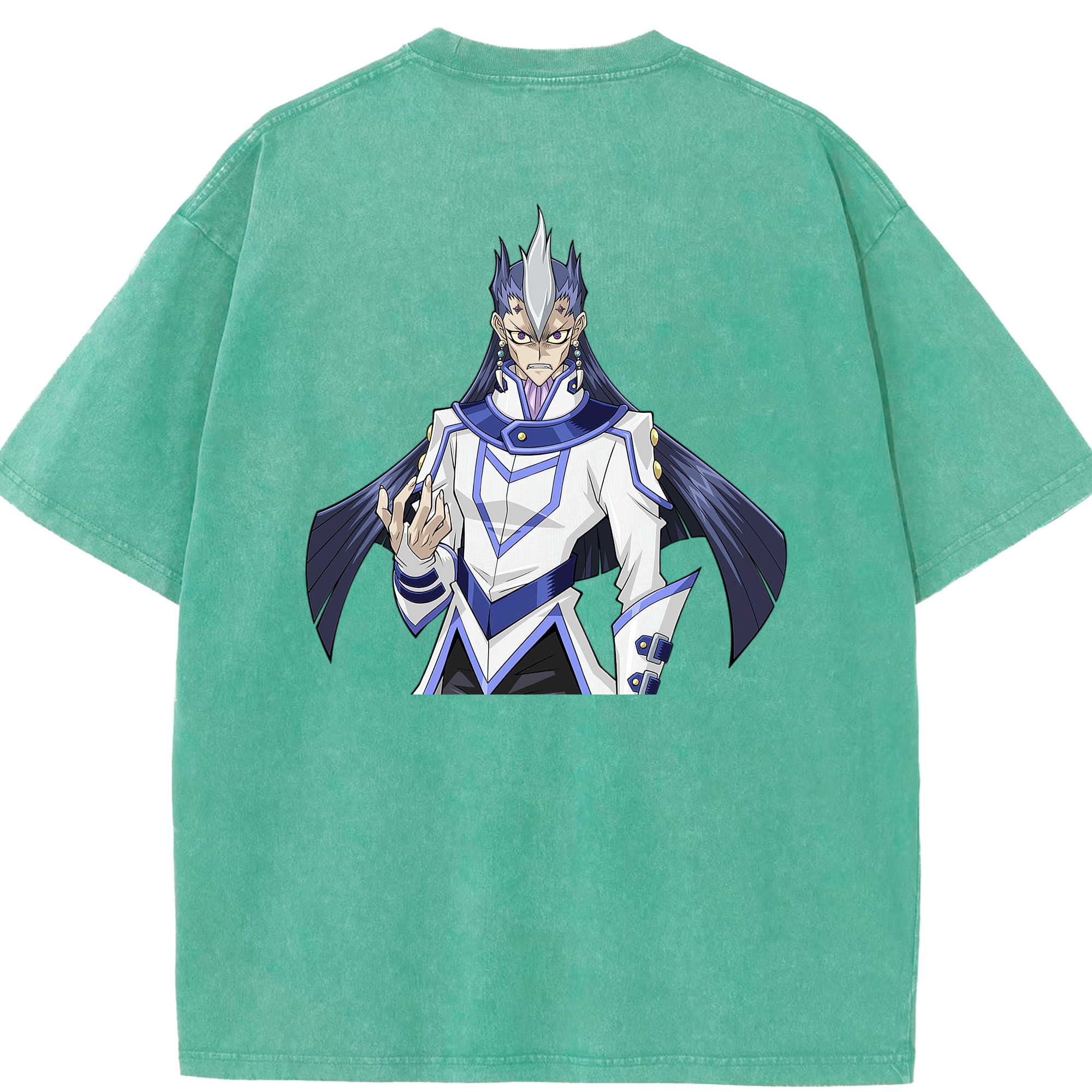 （画像用） 遊☆戯☆王 Yu-Gi-Oh! 綿100% ヴィンテージ風 半袖Tシャツ（背面プリント）
